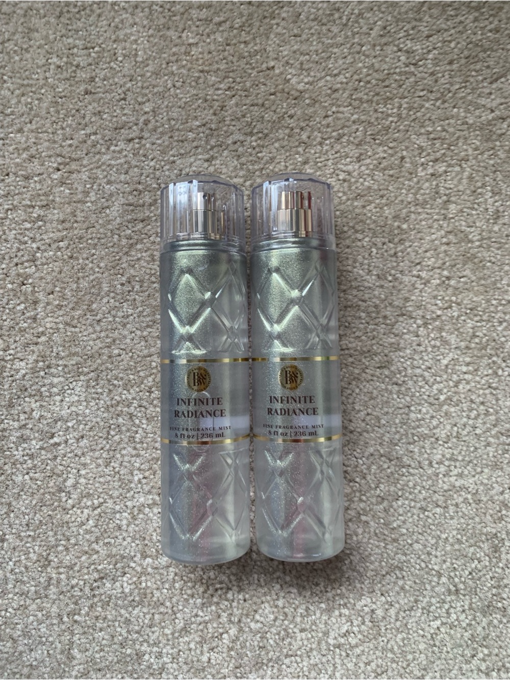 Infinite Radiance Fine Fragrance Mist Duo - Iridescent Silver